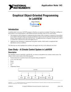 Graphical Object-Oriented Programming In LabVIEW