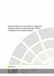National Instruments Corporation Fundamental Company Report