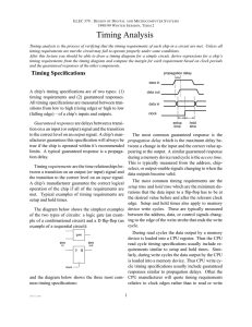 Timing Analysis