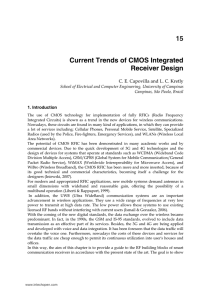 Current Trends of CMOS Integrated Receiver Design 15