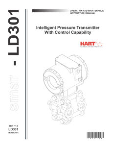Intelligent Pressure Transmitter With Control Capability