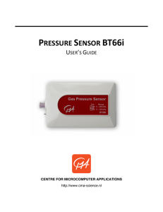 PRESSURE SENSOR BT66i