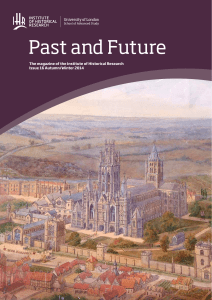 Past and Future - Institute of Historical Research