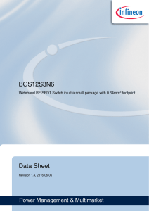 BGS12S3N6 Data Sheet