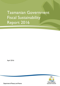 Tasmanian Government Fiscal Sustainability Report 2016