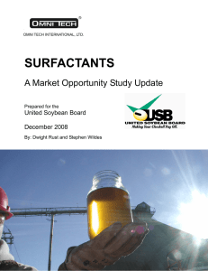 Surfactants Market Opportunity Study