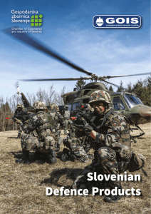 Slovenian Defence Products - Grozd obrambne industrije Slovenije
