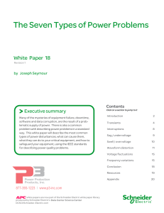 7 Types of Power Problems - P3-Inc