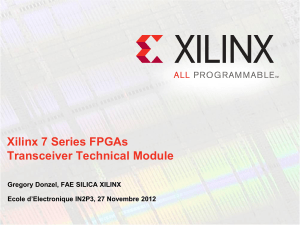 Xilinx 7 Series FPGAs Transceiver Technical Module