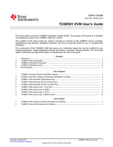 TUSB501-EVM - Texas Instruments