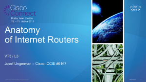 Anatomy of Internet Routers