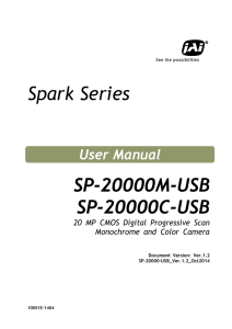 JAI SP-20000-USB Manual 122014