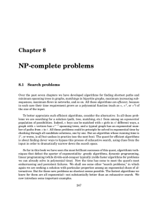 Chapter 8. NP-complete problems