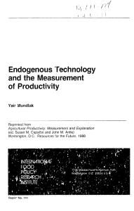 1988 Mundlak Endogenous Technology