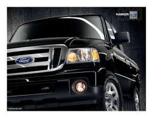 2010 Ford Ranger Brochure