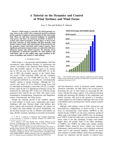 A Tutorial on the Dynamics and Control of Wind Turbines and Wind