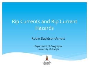 Rip Currents and Rip Current Hazards