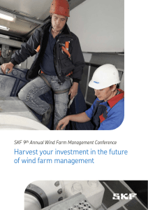 SKF 9th Annual Wind Farm Management Conference