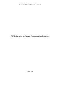 FSF Principles for Sound Compensation Practices