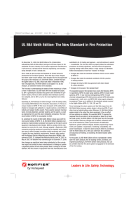 UL 864 Ninth Edition: The New Standard in Fire Protection