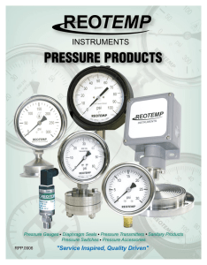 Pressure Products Catalog