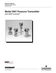 Model 3051 Pressure Transmitter