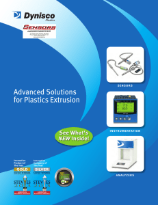 Advanced Solutions for Plastics Extrusion