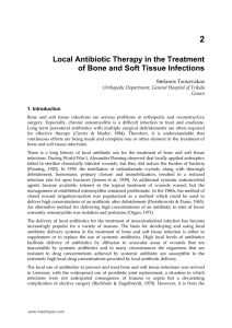 2 Local Antibiotic Therapy in the Treatment of Bone and Soft Tissue