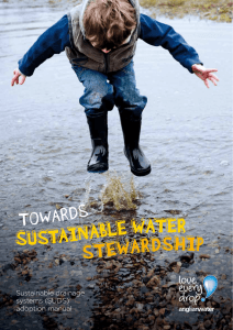 Sustainable drainage systems manual