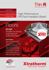 Floors - Xtratherm