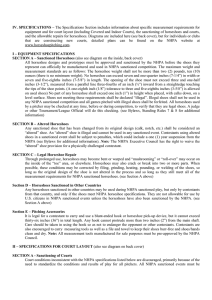 IV. SPECIFICATIONS