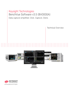 Keysight Technologies BenchVue Software v3.5 (BV0000A)