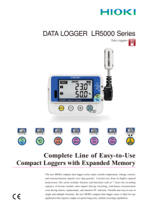 DATA LOGGER LR5000 Series