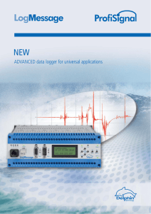 ADVANCED data logger for universal applications
