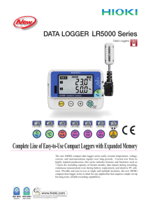 DATA LOGGER LR5000 Series