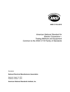 ANSI C119 Testing Standards and Directives