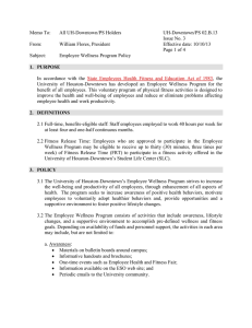 PS 02.B.13 Employee Wellness Program Policy