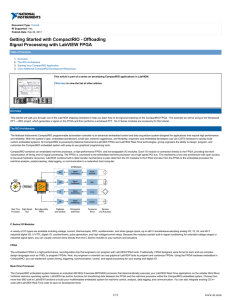 Offloading Signal Processing with LabVIEW FPGA