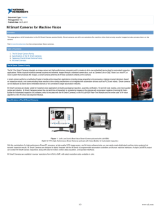 NI Smart Cameras for Machine Vision