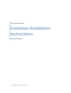 Installation Guide - Peter Pepper Products