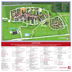 Campus Map - Lancaster University