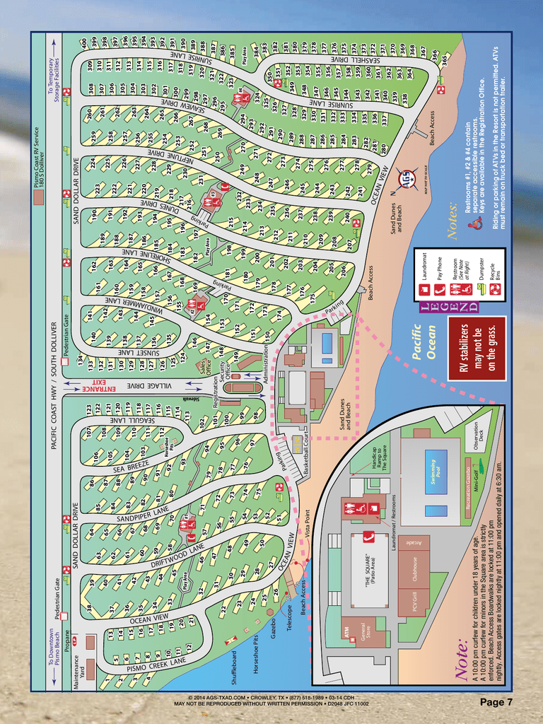 pismo-coast-village-rv-resort-map