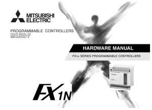 fx1n series programmable controllers hardware manual
