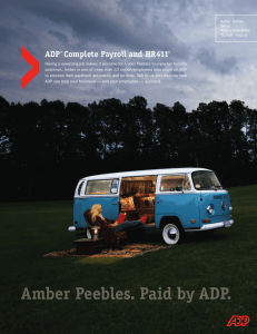 ADP® Complete Payroll and HR411®