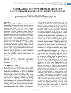 multilayered butterworth third order low passfilterbased