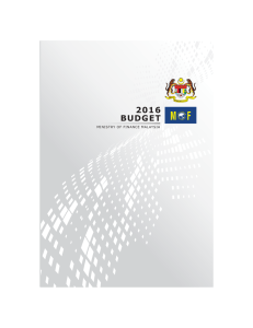 2016 budget - Bank Negara Malaysia