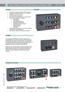 Control Stations in Glass Fiber Reinforced Polyester (GRP) GL***.CP