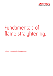 Fundamentals of flame straightening.