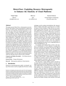 HeteroVisor: Exploiting Resource Heterogeneity to Enhance the