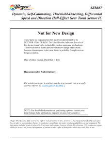 ATS657 Datasheet - Allegro Microsystems